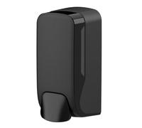 SEMYtop Dispenser di sapone nero opaco, plastica, 21,9 x 11 x 8,7 cm, 500 ml