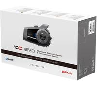 Sena 10C Evo Camera Bluetooth Sistema di Comunicazione Single Pack, nero, Taglia unica