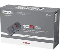 Sena 10R-01D Sistema di Comunicazione Bluetooth Sottile, Controllo Remoto Non Incluso, Confezione Doppia, Nero, Taglia Unica
