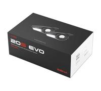 Sena 20S-EVO-11 Auricolare Bluetooth per moto/sistema di comunicazione con altoparlanti HD, Confezione doppia