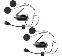 Sena 50R Sound by Harman Kardon Bluetooth Sistema di comunicazione Double Pack, nero per maschi