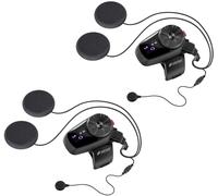 Sena 5S FC-Moto Edition Sistema di comunicazione Bluetooth Double Pack, nero per maschi