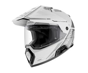 Sena OUTLANDER Casco da Moto Smart Bluetooth Dual Sport con Audio di Harman Kardon e Comunicazione Intercom Mesh e Wave