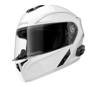 Sena Outrush R Casco Modulare con tecnologia Bluetooth e sistema di comunicazione Intercom, Outrush R, Bianco Lucido, S