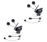 Sena 30K Auricolare Bluetooth per moto sistema di comunicazione Mesh con altoparlanti HD, Confezione Doppia