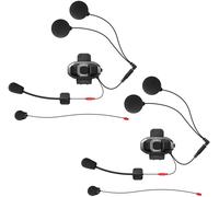 Sena SF4 Doppio imballonamento del sistema di comunicazione Bluetooth, nero, Taglia unica