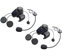Sena SMH10D-11 Auricolare e Interfono Bluetooth per Moto con Kit Microfono Universale, Confezione Doppia, 2 pezzi