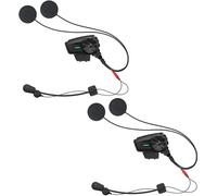 Sena Spider ST1 HD Bluetooth Sistema di comunicazione Double Pack, nero per maschi