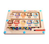 SenaiMy Labirinto, Labirinto di Colori e Numeri Giochi, Giocattolo Labirinto in Legno, Giocattoli per I'ordinamento dei Colori per Motricità Fine, Gioco di Smistamento Giochi di Apprendimento