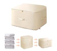 SenaiMy Organizzatore Ultra Salvaspazio Autocompressivo, Sacchetto di Viaggio per Compressione Sacchi di Stoccaggio Compressibili per Coperte, Vestiti e Piumoni (XL, 52x42x60 cm)