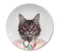 Senape - Tazza in Ceramica, Wild Dining Piatto da Portata, Cat