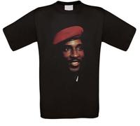 Senas-Shirts - Maglietta Thomas Sankara Burkina Faso Nero M