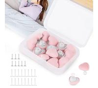 Senbaler 16 Piezas Clip di Fissaggio per Trapunta e Copripiumino,per Camera da Letto,Lenzuola,Tende,Vestiti, Evitare Che Sposti Sgualcisca Che Scivoli (Rosa)