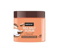 Sence Body Scrub Coconut, scrub sale marino di cocco, vegano con tocco tropicale, olio di jojoba e vitamina E, olio di cocco, peeling cosmetico, Beauty Skincare, olio di cocco naturale per il corpo, 1