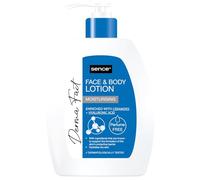 Sence Derma Fact Lozione per viso e corpo, lozione per il corpo da donna dermatologicamente testata, Vegan Beauty Skincare Fragrance Free, lozione per il corpo per pelli secche a molto secche con 0%