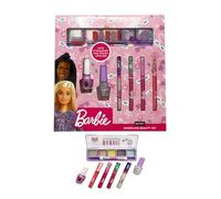 Sence - Kit di bellezza Barbie per ninne, 7 pezzi, set di trucco per bambini con lucidalabbra, ombretti, smalto per unghie e molto altro ancora, regalo per ragazze oltre 6 anni