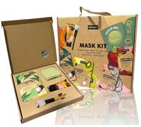 Sence Mask Kit 2 Maschere in tessuto 2x argilla 1 peel-off + fascia e pennello