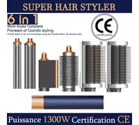 SenCiciMen X9 Multi Hair Styler Ferro arricciacapelli Spazzola ad aria calda Barile arricciacapelli Asciugacapelli Salon Styler professionale per capelli ricci