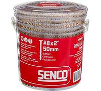 Senco 08F200Y Duraspin - Vite per sottopavimento, numero 8 da 5 cm, 1.000 pezzi per scatola