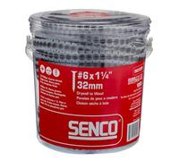 SENCO FASTENING SYSTEMS 1-1/4-Inch #6 Drywall to Wood Screws, 1,000 Ct.