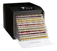 Sencor 41009918 SFD 6600BK disidratatore con controllo della temperatura per saldatura, prugne, albicocche, banane, carne secca, pesce essiccato, 500 W, disidratatore alimentare, bianco