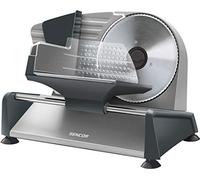 Sencor Affettatrice Elettrica - Affettatrice Professionale per Prosciutto, Lama in Acciaio Inox 190 mm, Regolazione Precisa da 1-15 mm, Perfetta per Prosciutto, Salame, Formaggio, Salumi, Pane...