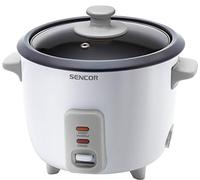 Sencor Cuociriso Premium EasyClean - Rice Cooker Elettrico, funzione Mantieni al caldo senza sorveglianza, Spegnimento Automatico, Perfetto per ogni tipo di riso e Riso Sushi, 0,6L, Bianco - 0600WH