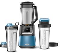 Sencor frullatore SBU787 tritatutto da cucina elettrico, tritaghiaccio con 8 lame in acciaio inox, 7 programmi preimpostati, capienza di 1,5L e bicchiere per frullati sottovuoto da 0,7L(Blue)