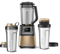 Sencor frullatore SBU787 tritatutto da cucina elettrico, tritaghiaccio con 8 lame in acciaio inox, 7 programmi preimpostati, capienza di 1,5L e bicchiere per frullati sottovuoto da 0,7L(Champagne)