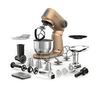 SENCOR Gordon STM 7630RS IMPASTATRICE PLANETARIA, 1500 W, capacità ciotola 5,5 l, Oro, Argento