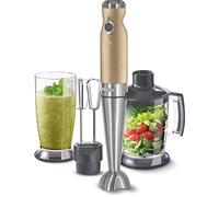 Sencor minipimer immersione SHB 560, frullatore a immersione 4 in 1, frullatore elettrico con bicchiere da 800ml, tritatutto elettrico, fruste elettriche, potenza da 1200w, 20 velocità