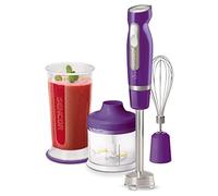 SENCOR Miscelatore a mano con 6 lame in titanio e Ice Crash, viola