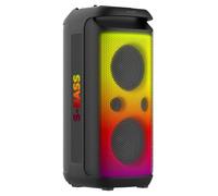 Sencor PARTYCON BOOST Altoparlante Bluetooth Portatile, 250W RMS, Bluetooth 5.3, Microfono Wireless, LED Multicolore, IPX4, Nero