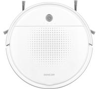 Sencor Robot Aspirapolvere Lavapavimenti SRV 1550WH - Robot Aspirapolvere Ultra-Silenzioso e Compatto, Navigazione Intelligente con Tecnologia Smart Room e Funzione Mop, Ideale per Peli degli Animali