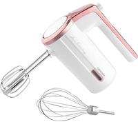 Sbattitore a Batteria SHM 9000WH con 3 Velocit Potenza 50 W Adattatore di Ricarica con Cavo USB-C Colore Bianco /Rosa