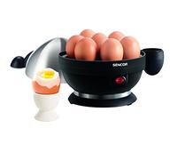 Sencor SEG 720BS Cuociuova, Capacita 7 Uova, Nero/Acciaio