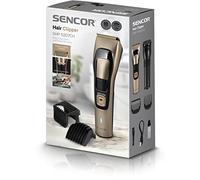 Sencor SHP5207CH regolabarba uomo, tagliacapelli uomo professionale impermeabile, rasoio elettrico barba e capelli con lame in rivestite in titanio, macchinetta per capelli con 38 lunghezze di taglio