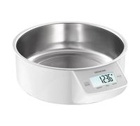 Sencor Bilancia da cucina SKS 4030WH ciotola acciaio inox display LCD retroilluminato Bianco
