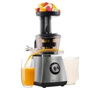 ESTRATTORE DI SUCCO SENCOR SSJ 4070SL, 0.8 l, 400 Watt0.8 l400 Watt, Potenza 400 W, Rotazione massima 60 rpm, Recipiente succo da 0,8 l, 1 velocità e funzione inversa velocità, in Metallo, Nero, Grigi