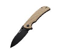 Sencut Borzam Manico Tan G10 Lama Nera 9Cr18MoV Liner Lock S23077-2