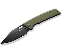 Sencut GlideStrike OD Verde Manico G10 Grezzo Lama Nera 9Cr18MoV Liner Lock S23018-3