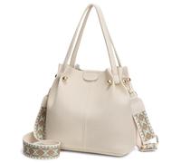 SENDEFN Borsa a Mano, Moda Borsa Tracolla in Pelle Vegana | Borsa a Spalla con Tracolla Larga Rimovibile e Regolabile per Uso Quotidiano Ideale per Andare al Lavoro e Fare la Spesa
