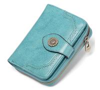 SENDEFN Portafoglio Donna Piccolo, Portafogli Donna Bifold Piccola con Blocco Rfid e Tasca Portamonete con Cerniera