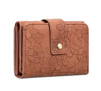 SENDEFN Portafoglio Donna Portamonete con Blocco RFID Portafogli da Donna in Pelle con Cerniera Portamonete e 11 Porta Credito Carte