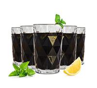 Sendez 6 bicchieri da 350 ml per acqua, succo, cocktail, longdrink