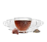 Sendez 6 bicchieri da cappuccino con rilievo, 430 ml