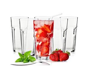 Sendez 6 bicchieri da long drink, 425 ml, Caipirinha (senza cucchiaio)