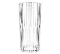 Sendez 6 bicchieri scanalati da 310 ml, struttura scanalata | Set di 6 bicchieri da 310 ml con elegante struttura scanalata verticale, per acqua, succhi, bibite, cocktail e long drink