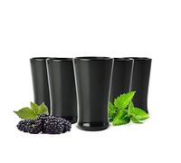 Sendez 6 bicchierini da liquore neri da tè