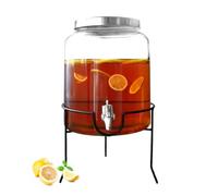 SENDEZ Dispenser per bevande, 7 litri, con supporto, dispenser per succhi d'acqua